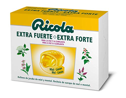 Ricola 11197 Caramelos Extra Fuertes Miel Limon, 51 g
