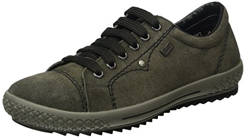 Rieker M6104 - Zapatillas para mujer, color Gris (graphit/45), talla 39 EU
