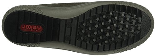 Rieker M6104 - Zapatillas para mujer, color Gris (graphit/45), talla 39 EU
