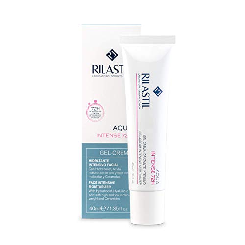 Rilastil Aqua Intense 72 h - Gel Crema Facial, Hidratante Intensivo para Todo Tipo de Pieles - 40 ml