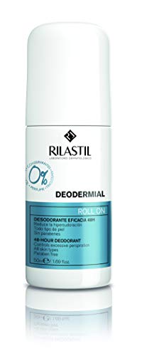 Rilastil Deodermial - Desodorante Roll-On que Reduce la Hipersudoración - Eficacia 48 horas - 50 ml