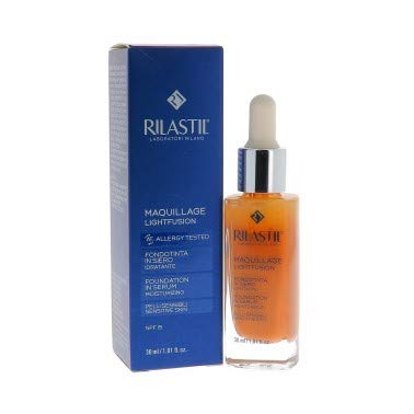 Rilastil - Fondo de maquillaje con sérum hidratante SPF 15, color 10 Porcelain, 30 ml