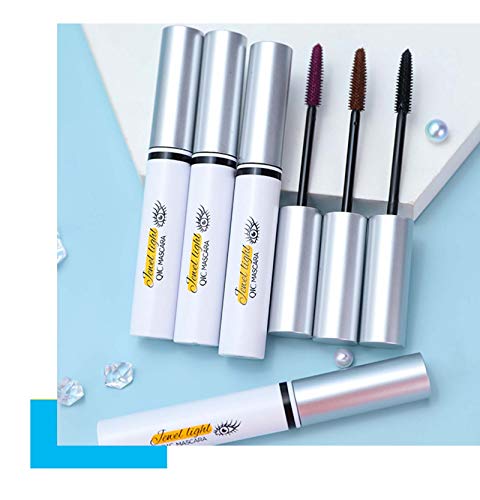 Rímel de color, rizo natural, grueso, impermeable, hipoalergénico y duradero, maquillaje sin manchas, prebase para alargar las pestañas