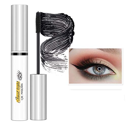 Rímel de color, rizo natural, grueso, impermeable, hipoalergénico y duradero, maquillaje sin manchas, prebase para alargar las pestañas