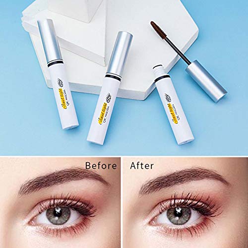 Rímel de color, rizo natural, grueso, impermeable, hipoalergénico y duradero, maquillaje sin manchas, prebase para alargar las pestañas