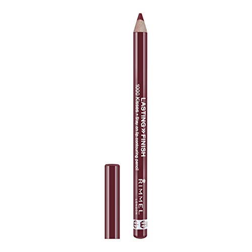 Rimmel London 1000 Besos Lip Pencil, Tulipán Negro, 1,2 g