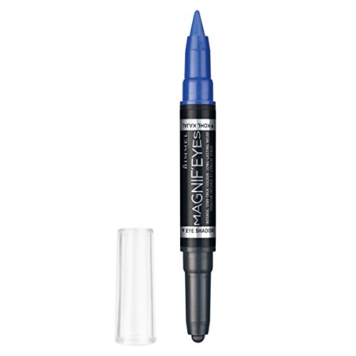 Rimmel Magnif’eyes Double Ended Shadow + Liner 004 - eyeliners (Women, Pencil, Blue, Dark Side of Blue)