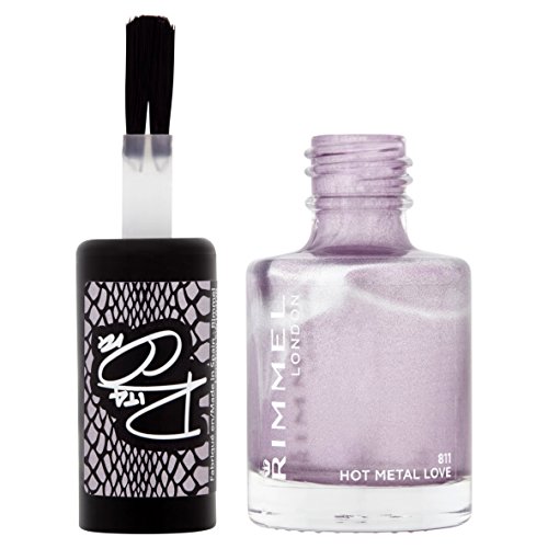 Rimmel Nail Polish 60 Seconds Super Shine By Rita Ora 811 Hot Metal Love Lakier do paznokci 8ml