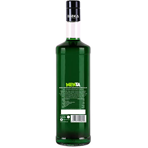 RISKA - Menta Licor sin alcohol 1 Litro