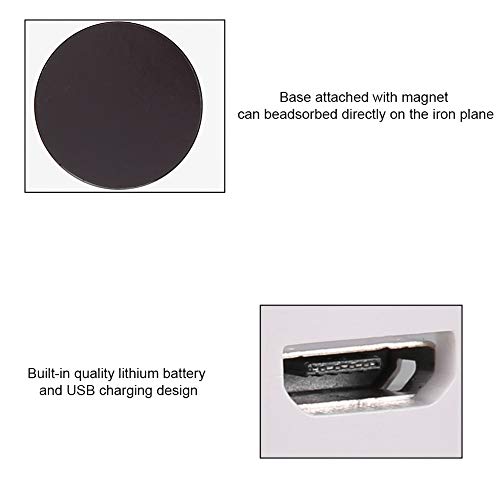 Riuty Luz de Noche LED, l¨¢mpara de Sensor de Cuerpo Humano infrarrojo con im¨¢n para dormitorios, armarios, pasillos (2#)