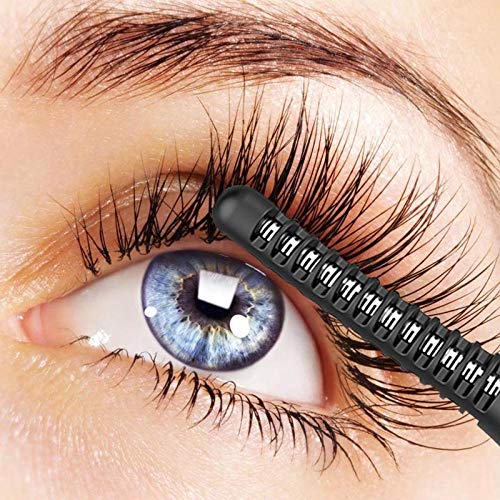 Rizador de Pestañas con Calefacción Eléctrico Térmico Portátil Carga de Rizo Calentamiento Rápido y Long Lasting Profesional Maquillaje Herramienta Verde