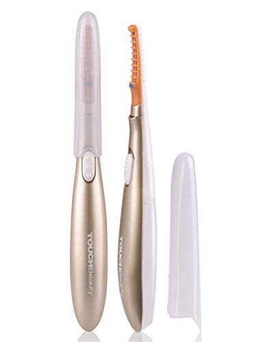 Rizador de Pestañas con Calefacción Eléctrico Térmico Portátil Crea Pestañas Gruesas Naturales Calentamiento Rápido y Long Lasting Profesional Maquillaje Herramienta Rosa