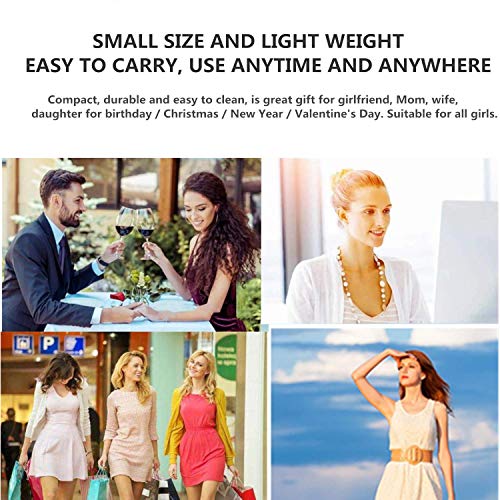 Rizador de Pestañas Eléctrico, Portátil Rizador de Pestañas Calentado con Calefacción USB Recargable Mini Herramientas de Maquillaje Profesional para Calentamiento Rápido y Rizado de Larga Duración