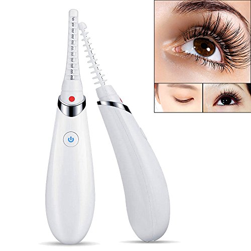 Rizador de pestañas térmico, rizador profesional de pestañas Rizador de pestañas con 2 configuraciones de calor y lámpara LED para pestañas bellamente curvadas, alternativa sin dolor al rizador de pes
