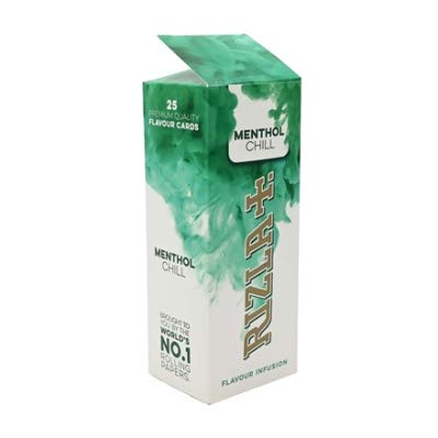 Rizla Menthol Chill Tarjetas de sabor Infusiones - Caja de 25