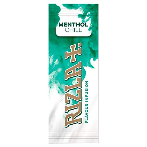 Rizla Menthol Chill Tarjetas de sabor Infusiones - Caja de 25