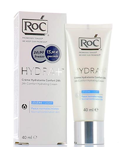 RoC Hydra+ Crema Idratante Viso Comfort 24h Texture Leggera 40 ml PROMO