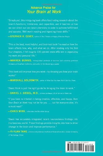 Rock, D: Your Brain at Work: Strategies for Overcoming Distraction, Regaining Focus, and Working Smarter All Day Long