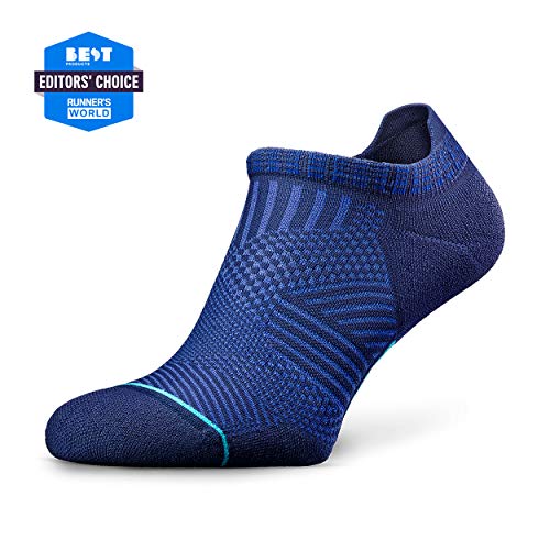 ROCKAY Accelerate - Calcetines Deportivos con Talón de Compresión para Hombres y Mujeres, Running, Anti-ampollas y con Soporte de Arco (1 par)