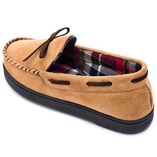 RockDove De Las Mujeres de Minnesota mocasín Zapatilla con Espuma de Memoria 10 M US Bronceado