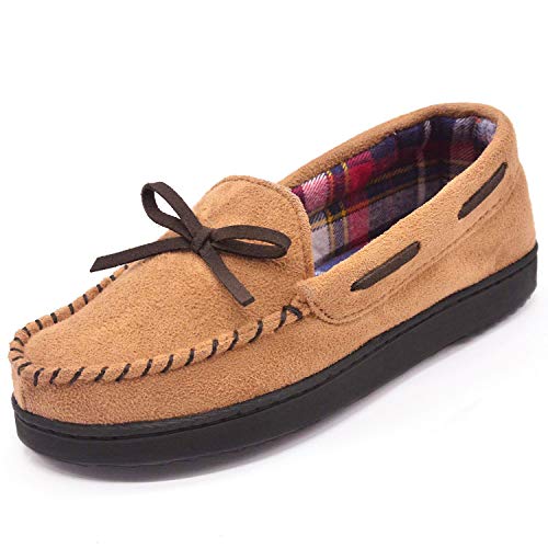 RockDove De Las Mujeres de Minnesota mocasín Zapatilla con Espuma de Memoria 10 M US Bronceado