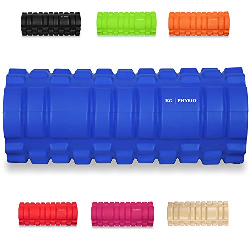 Rodillo de espuma con Puntos Gatillo para Masaje Muscular Diseño en Cuadrícula