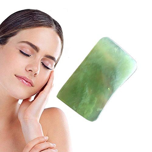 Rodillo De Jade Jade Roller Cara Rodillo masajeador Masajeador de Facial de Herramienta de Masaje Gua Sha