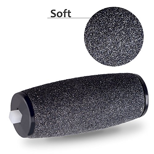 Rodillos de repuesto E-Cron compatible con Scholl Velvet Smooth Diamond Express Pedi, eliminador de asperezas duras y suaves, 8 recambrio.