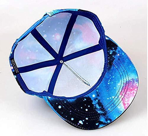 Rogerds Unisexo Gorra de béisbol,Sombreros de Verano Cry ME A River Cielo Estrellado Flat Along Baseball Cap Hip Hop Hats Men's Teens Caps