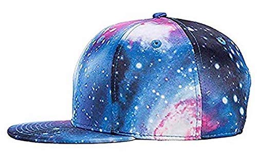 Rogerds Unisexo Gorra de béisbol,Sombreros de Verano Cry ME A River Cielo Estrellado Flat Along Baseball Cap Hip Hop Hats Men's Teens Caps