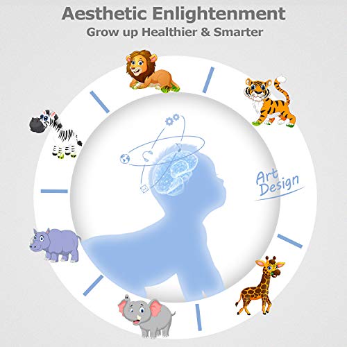 Rolimate Juguetes Rompecabezas de Cubos de Madera, Bloques de Rompecabezas de Animales Juguete Educativo Montessori, Regalos de Cumpleaños de Navidad para Bebés Niños de 2 3 4 + Años