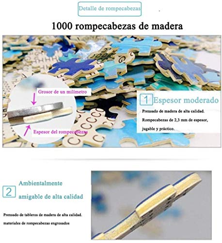 Rompecabezas de madera 1000 piezas Niños adultos rompecabezas juego regalo rompecabezas niños adultos rompecabezas juego regalo rompecabezas belleza mariposa rompecabezas adultos rompecabezas juguet