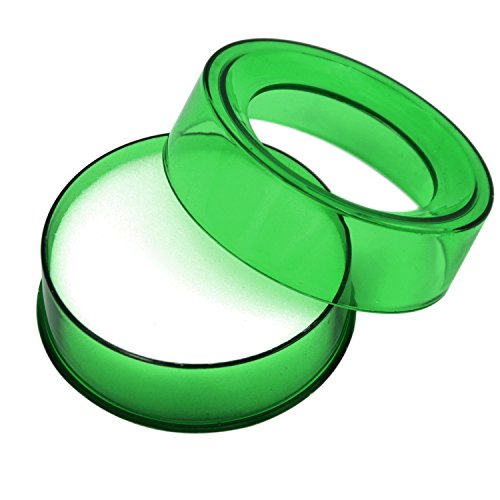 Ronda de plástico de la yema del dedo humedecedor de dinero de esponja para contar cajero bancario