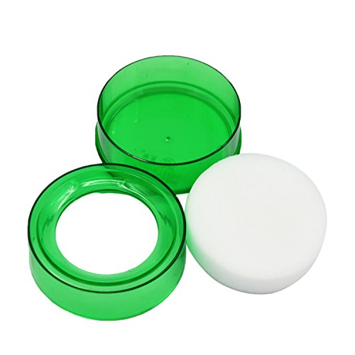 Ronda de plástico de la yema del dedo humedecedor de dinero de esponja para contar cajero bancario