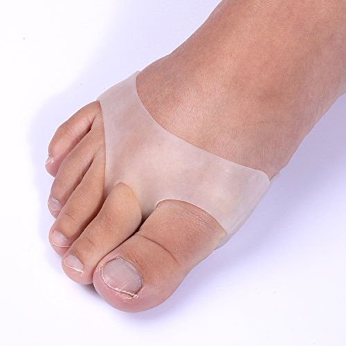 ROSENICE Almohadillas para los pies metatarsales 3 pares Separador de dedos del gel Separador de juanetes Colmena con forma de alivio del dolor en los pies