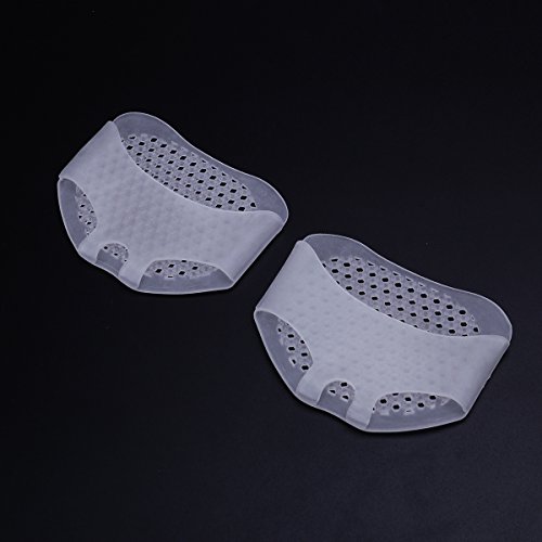 ROSENICE Almohadillas para los pies metatarsales 3 pares Separador de dedos del gel Separador de juanetes Colmena con forma de alivio del dolor en los pies