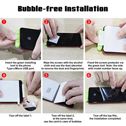 ROVLAK Protector Pantalla para Xiaomi Mi 10 Pro Hidrogel Protector Cobertura Completa Film Flexible Soft HD Antihuella Alta Sensibilidad Screen Protector para Xiaomi Mi 10 Pro [2-Pack]