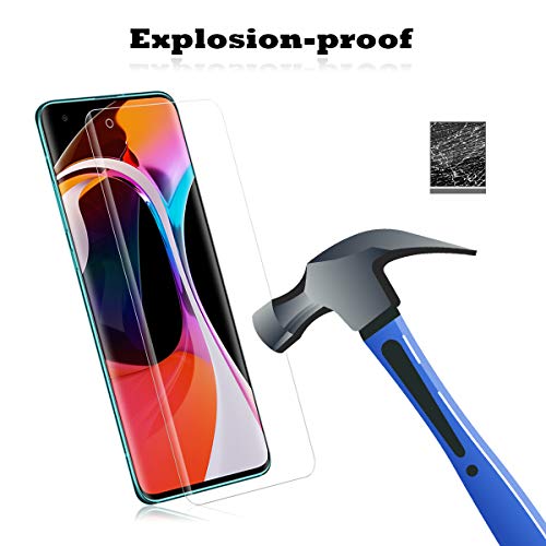 ROVLAK Protector Pantalla para Xiaomi Mi 10 Pro Hidrogel Protector Cobertura Completa Film Flexible Soft HD Antihuella Alta Sensibilidad Screen Protector para Xiaomi Mi 10 Pro [2-Pack]