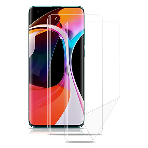ROVLAK Protector Pantalla para Xiaomi Mi 10 Pro Hidrogel Protector Cobertura Completa Film Flexible Soft HD Antihuella Alta Sensibilidad Screen Protector para Xiaomi Mi 10 Pro [2-Pack]