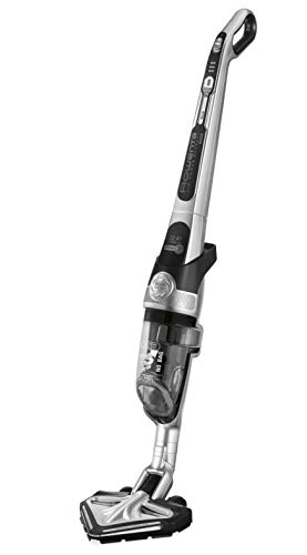 Rowenta RH8995WO Air Force Extreme Silence - Aspirador sin cable, sin bolsa, 32.4 V, autonomía 75 min, batería ion litio, cabezal delta LED, cepillo motorizado, 3 velocidades, fácil almacenar