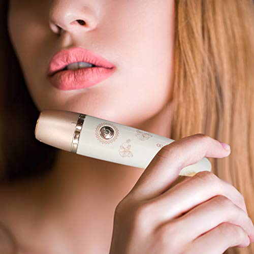 RSCW-2018 Afeitadora eléctrica facial para mujer, Depiladora femenina perfecto sin dolor, Máquina de afeitar portátil, Impermeable
