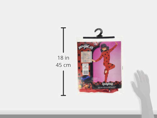 Rubies Ladybug - Disfraz para niños, Talla L (7-8 años)