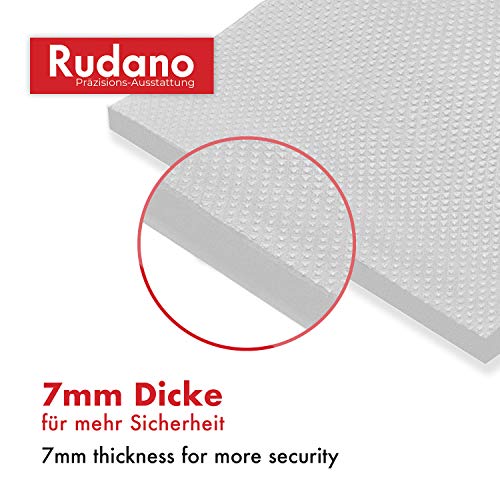 RUDANO Protección de Pared Espuma autoadhesiva para garajes Protección de la Pared - La protección de la Puerta Protege su Coche de arañazos