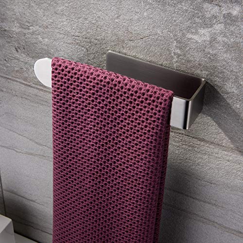 Ruicer Toallero Adhesivo - Toalleros Barra de Baño sin Taladro Anillo Toallero Acero Inoxidable