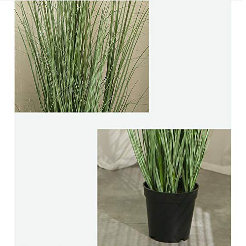 RUIZHISHU-Plantas Artificiales,Dientes de León Artificiales y Macetas de Plástico Negro,Adecuados para la Decoración de la Oficina en ll Hogar Interior y Exterior,Dos Tamaños,110cm/43.3in