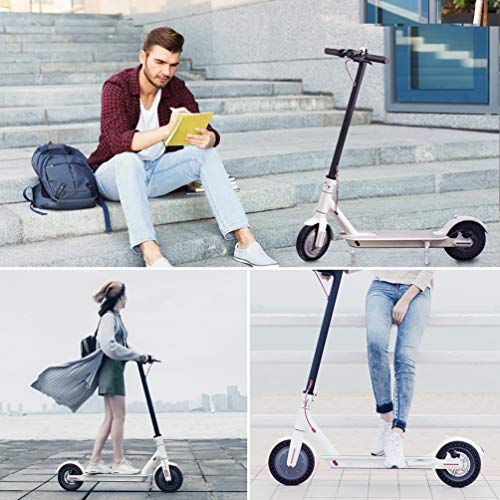 RUNACC Llanta Libre Reemplazo de llanta sólida Llanta con 1 Palanca de llanta para Scooter eléctrico Xiaomi M365 (Negro(1PCS)) (Negro(2PCS))