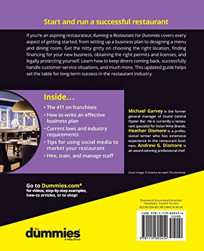 Running a Restaurant For Dummies, 2nd Edition (For Dummies (Business & Personal Finance))