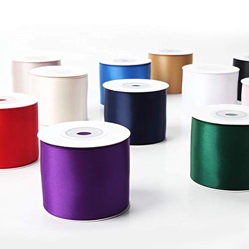 RUSPEPA Cinta De Raso Doble Cara - 50mm X 9m, 750 Naranja Tórrido