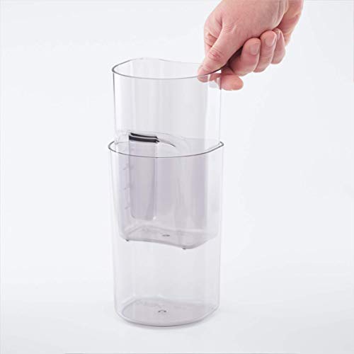 Russell Hobbs Slow Juicer 25170-56 - Licuadora de extracción lenta para zumos, 150 W, acero inoxidable