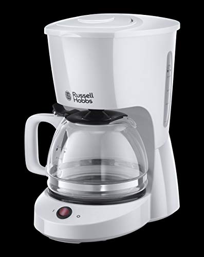 Russell Hobbs Textures - Cafetera de Goteo (Jarra Cafetera, 975 W, Blanco, de Plástico Alta Calidad) - ref. 22610-56
